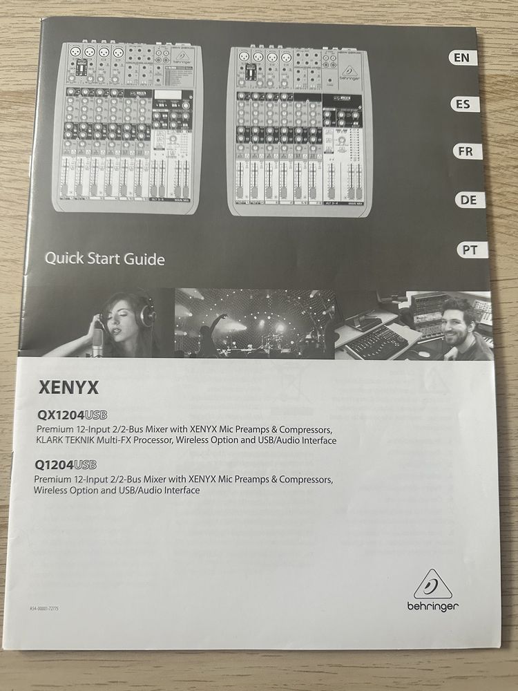 MIXER Behringer Xenyx QX1204USB