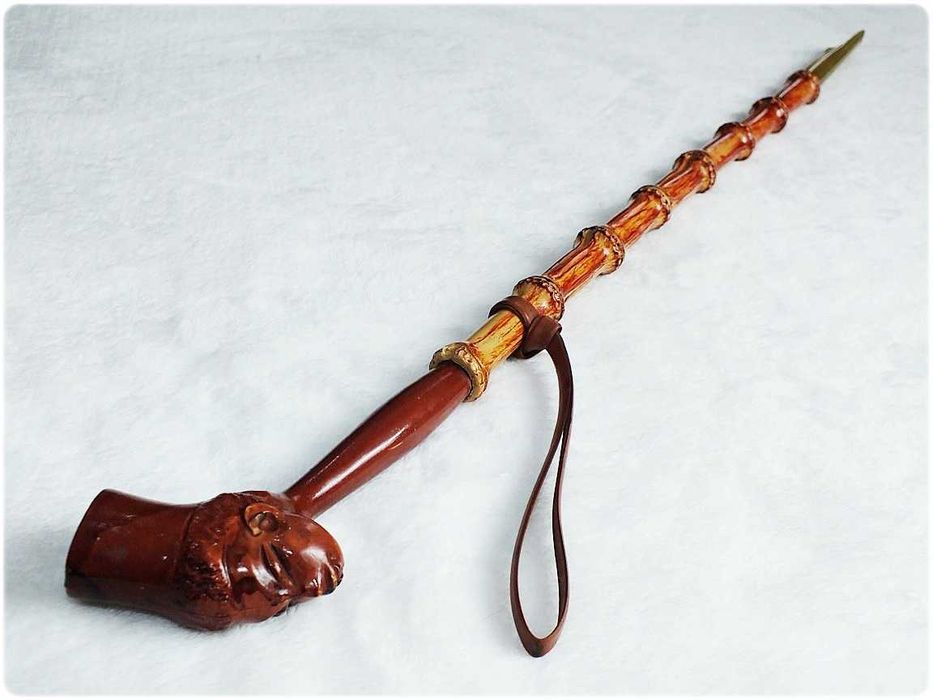 Kolekcjonerska Łyżka do butów z drzewa bambusowego '' Głowa murzynki '