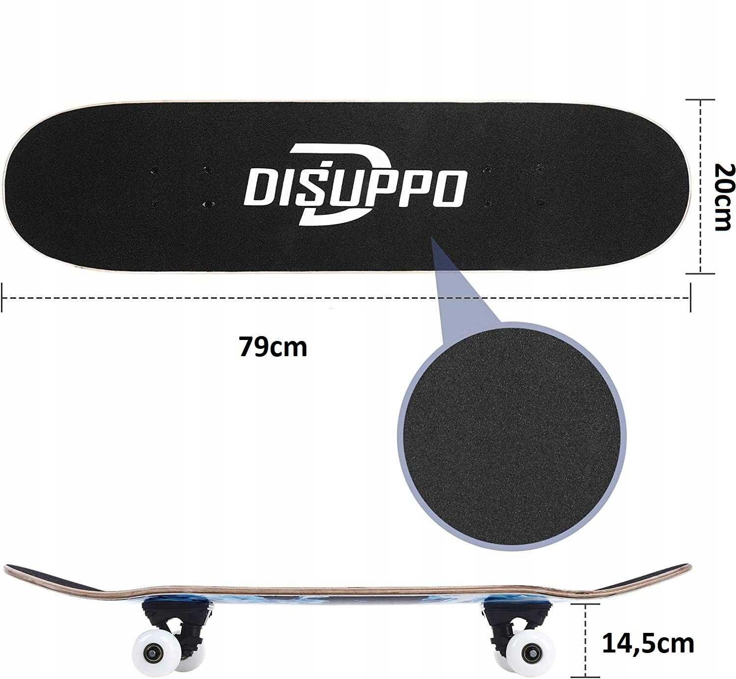 Deskorolka Skateboard Wyczynowa Hulajnoga Na Prezent Dla Dziecka NOWA!