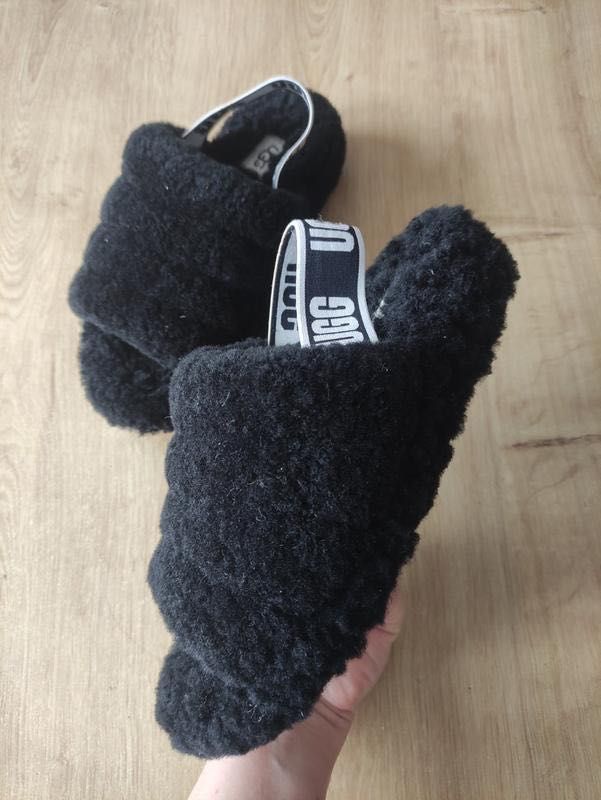 Фирменные женские меховые шлепанцы тапочки ugg, оригинал
