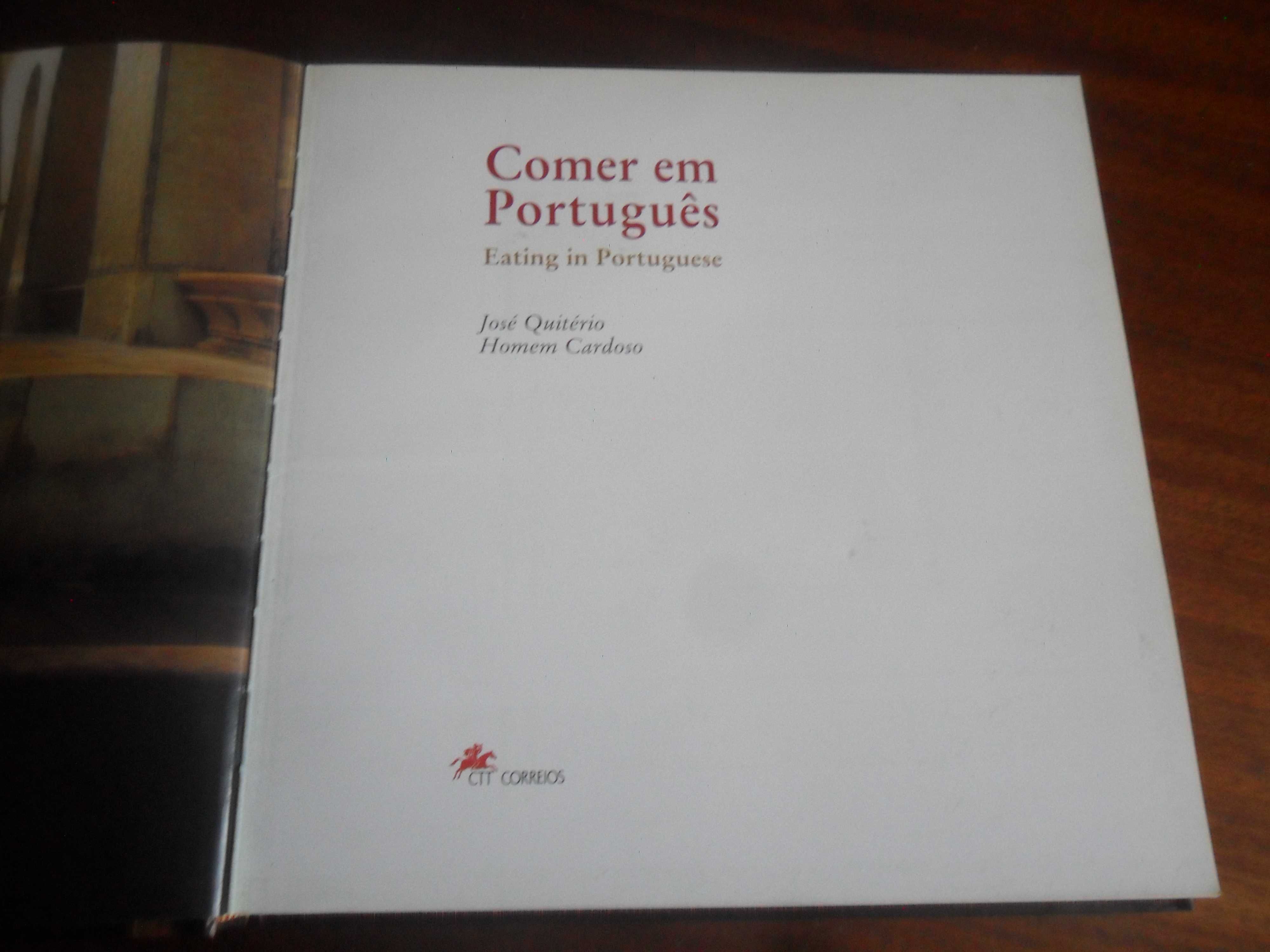 "COMER EM PORTUGUÊS" de José Quitério e Homem Cardoso - 1ª Edição 1997