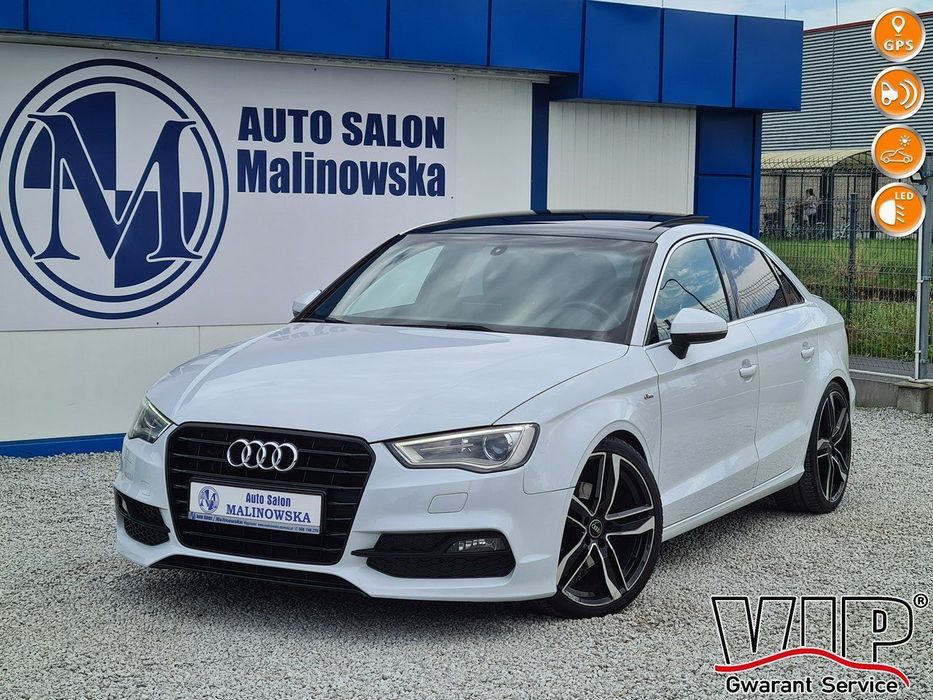 Audi A3 Limousine S-Line Szyberdach Navi PDC Skóra El.Fotel Xenon Led Klimatronik Alu