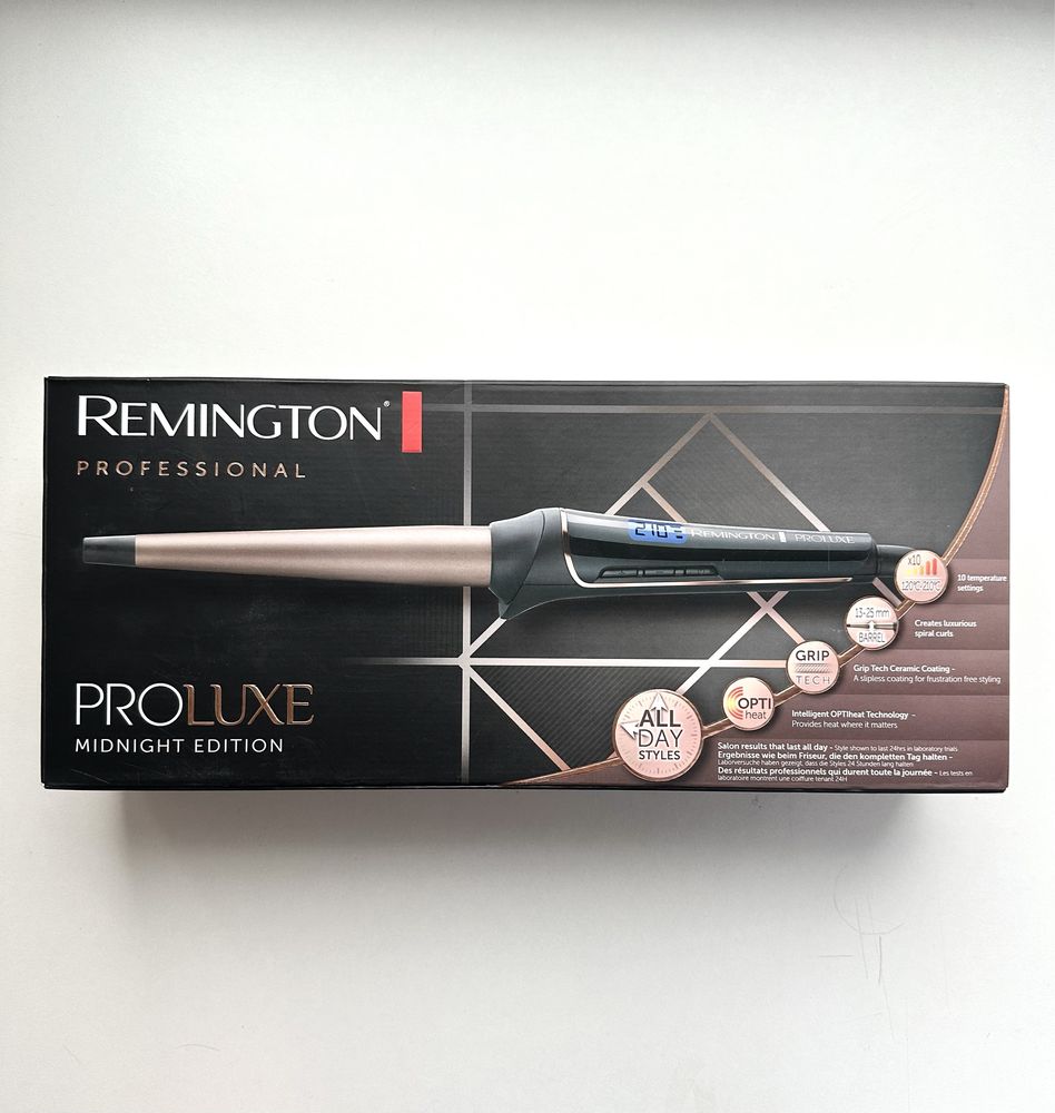 Конусна плойка Remington CI91W1B PROluxe Midnight Edition