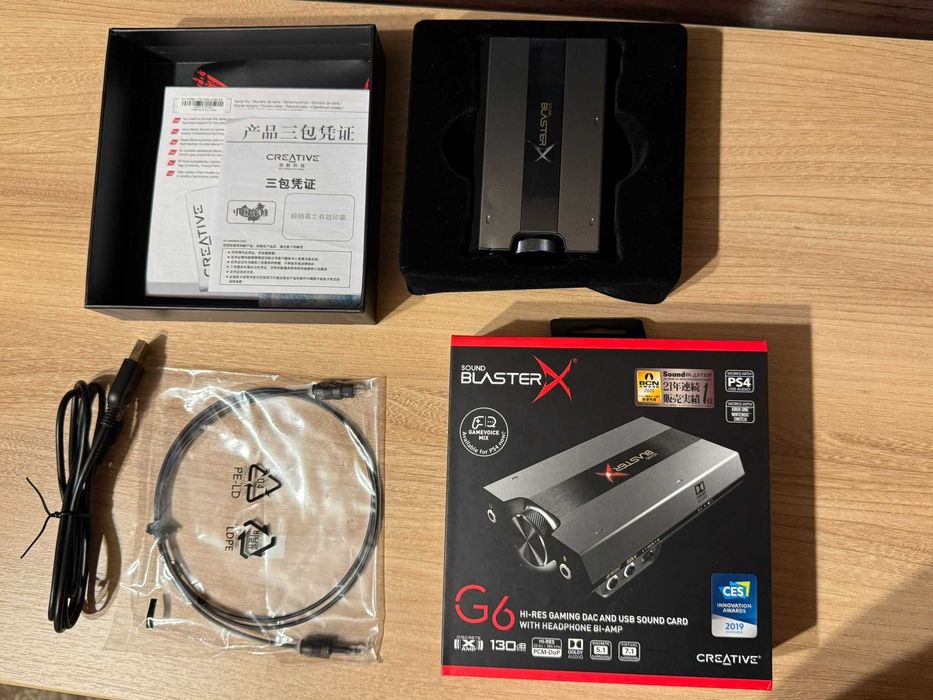 Karta dźwiękowa USB Creative Sound BlasterX G6