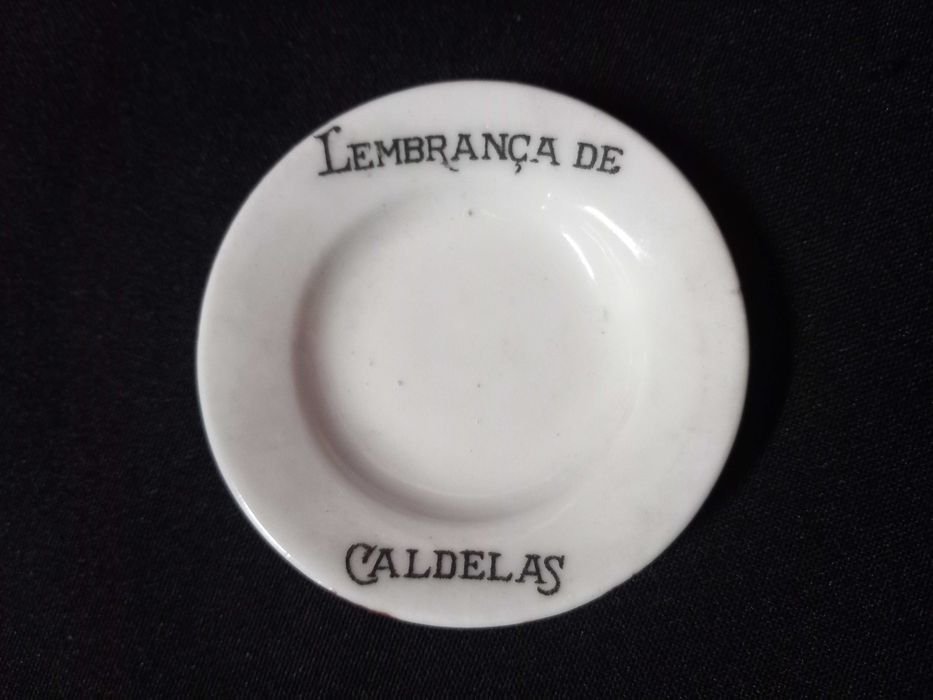 Lote 4 pratinhos miniatura Lembrança de Caldelas