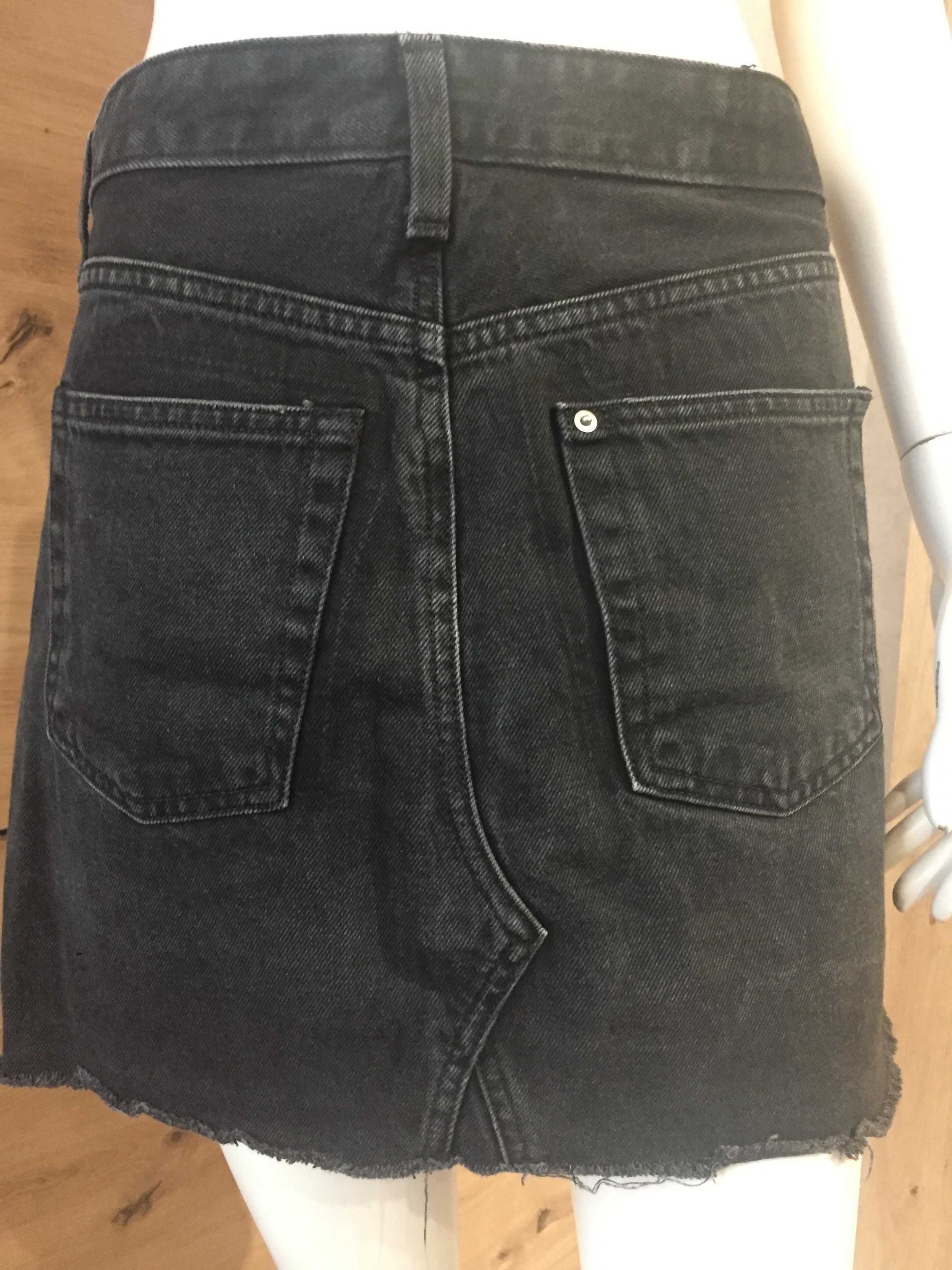 Spódnica jeansowa czarna H&M rozm XS