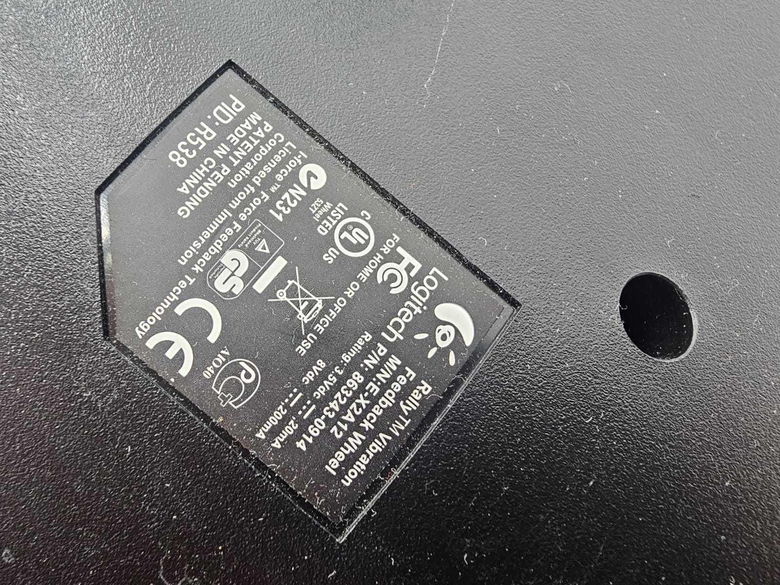 Logitech Rally Vibration Feedback Wheel kierownica PlayStation 2 PS2