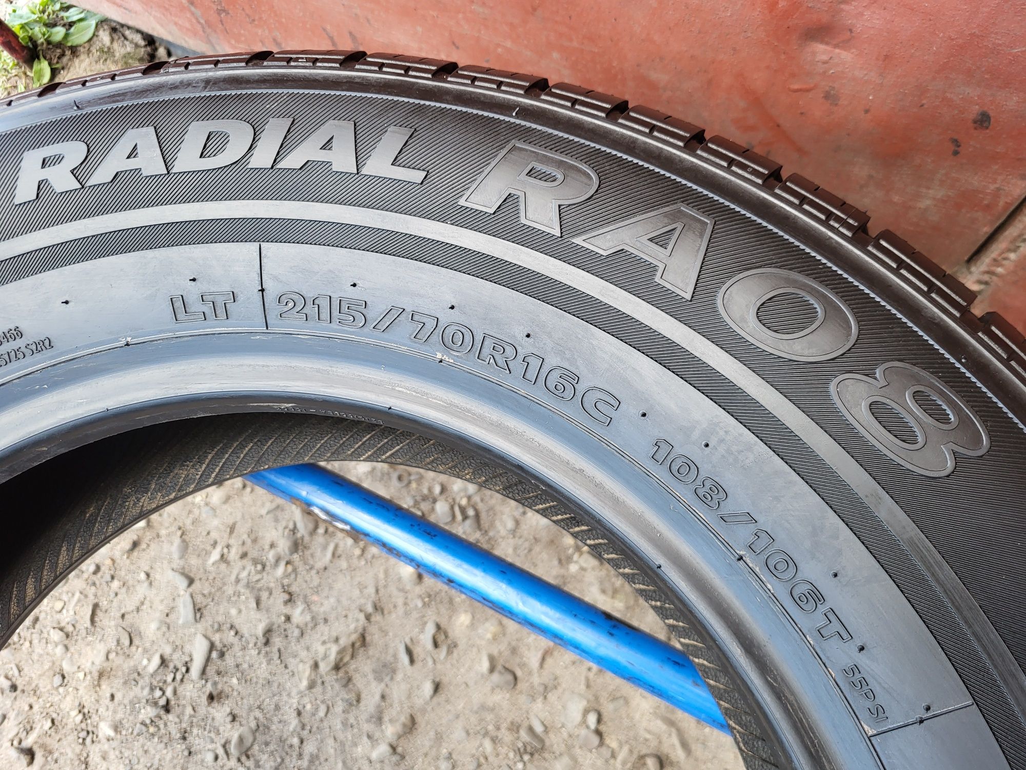 215/70/16C R16C Hankook Radial RA08 2шт ціна за 1шт шини