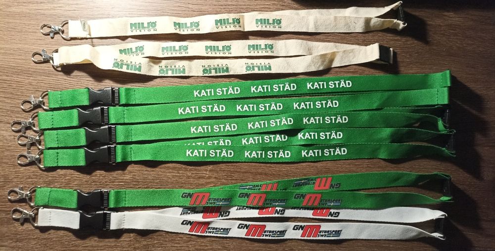 Стрічка , ланьярд для бейджа, ключів 55см