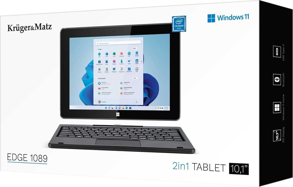 Laptop KRUGER&MATZ Edge 1089 10.1" 4GB 256GB Windows 11 Pro