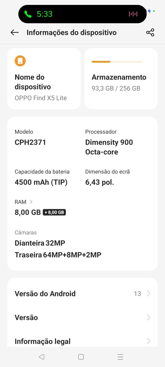 OPPO Find X5 Lite