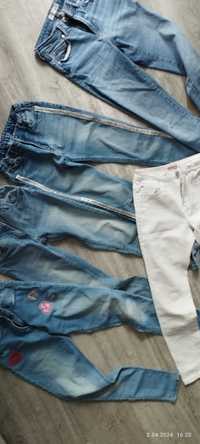 Spodnie 146/152 jeansy hm,zara i inne