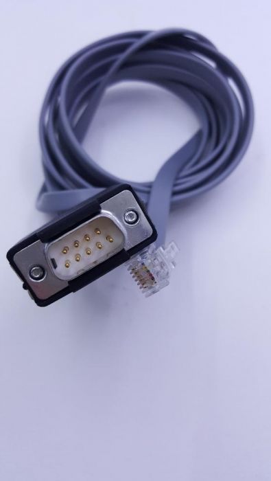 Cabo Serial DB9 Macho para RJ12 Macho - 2 M