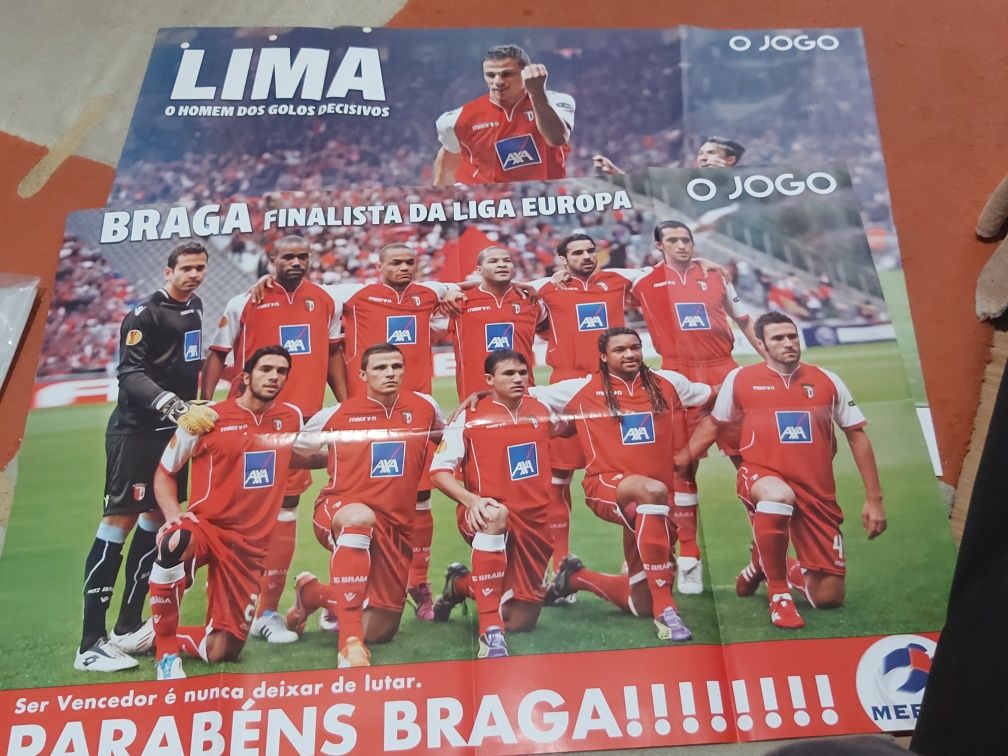 Poster FC Braga finalista liga Europa