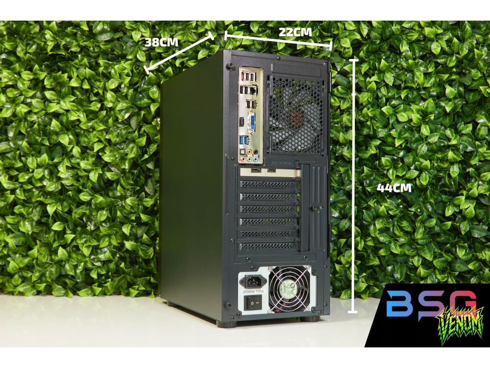 Komputer stacjonarny BSG VenomV5 Intel Core i7 16GB DDR3 500GB HDD W10