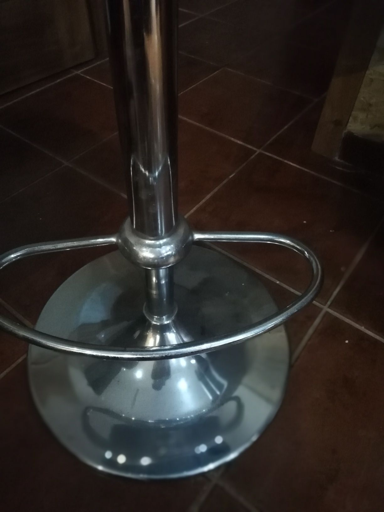 Cadeira alta azul