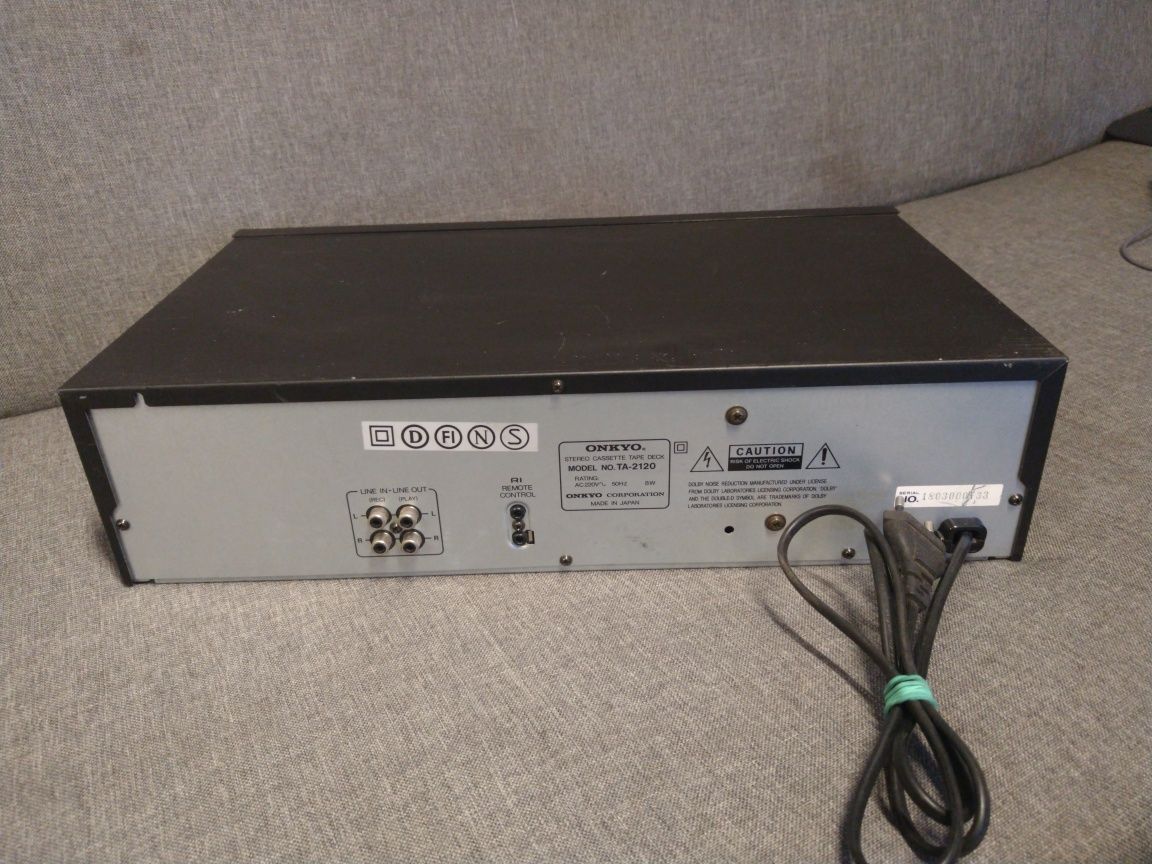 Magnetofony Onkyo TA-2120 Yamaha KX-200 Sprawne