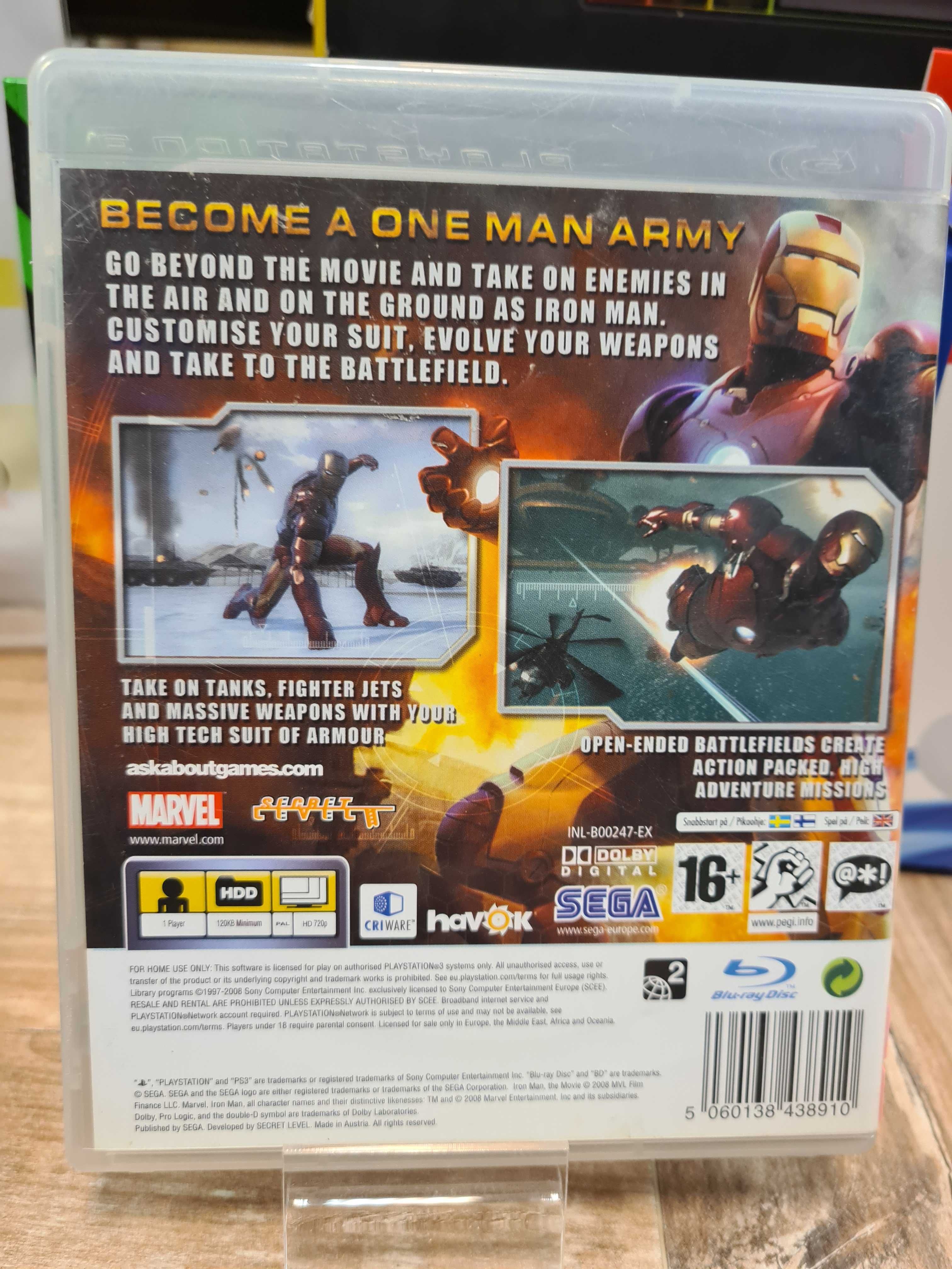 Iron Man (2008) PS3, Sklep Wysyłka Wymiana