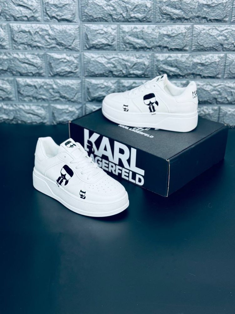 Karl Lagerfeld жіночі білі кросівки розміри 36-41