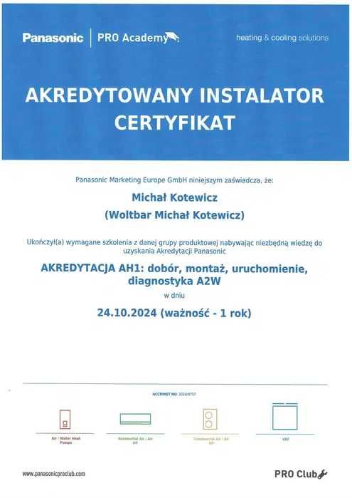 Pompa ciepła Panasonic Aquarea T-CAP 9kW Split - montaż w SUPER cenie!