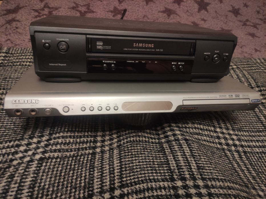 Samsung 2 шт dvd VHS