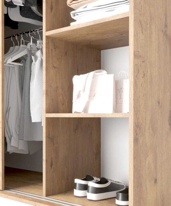 Szafa WYSYŁKA OD 3 DNI BIAŁY CRAFT 3 Drzwiowa 180 CM Lustro OTARIO