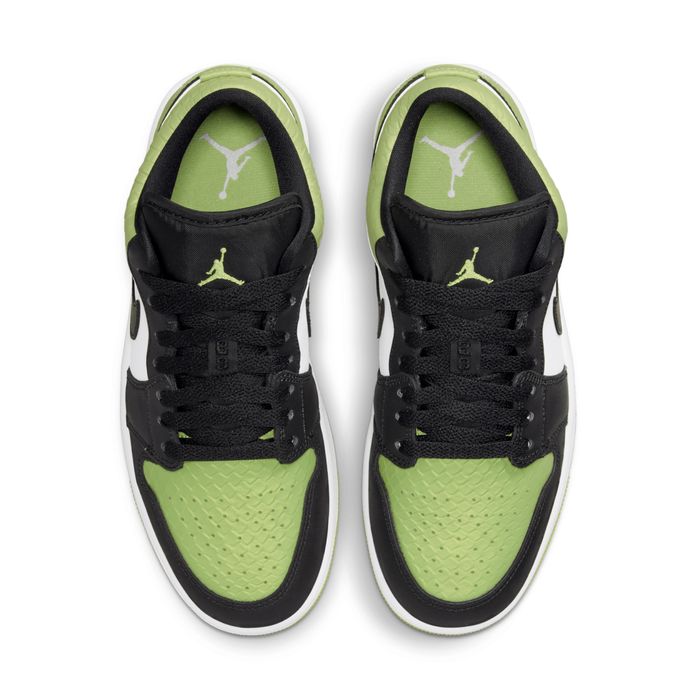 Air Jordan 1 Low Snakeskin Vivid Green us 6