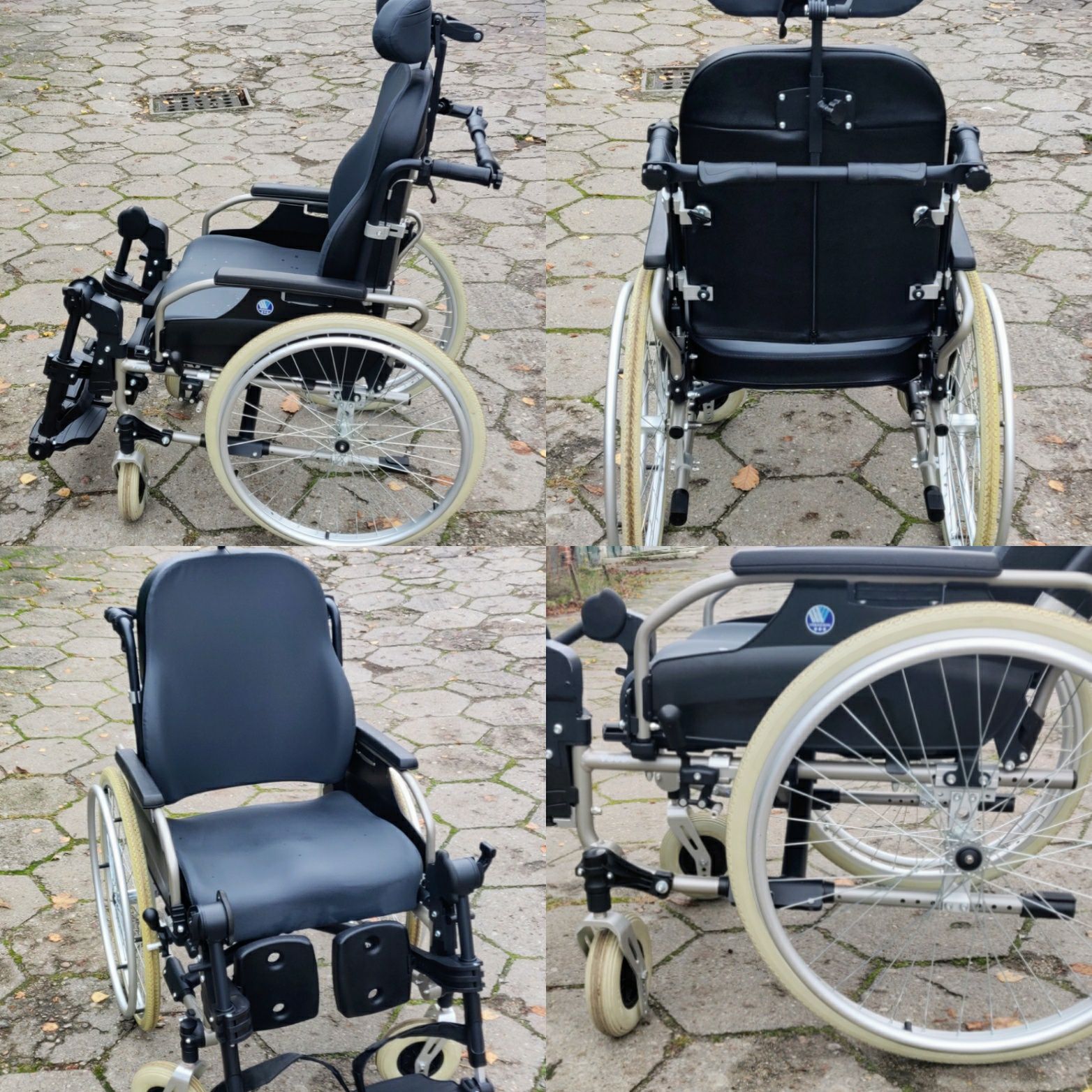 Wózek inwalidzki Vermeiner V300 30° komfort jak nowy kompletny OKAZJA