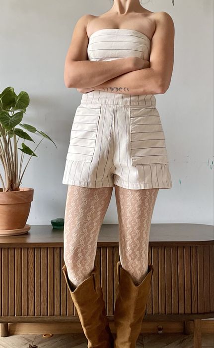 Jeansowy kombinezon XS