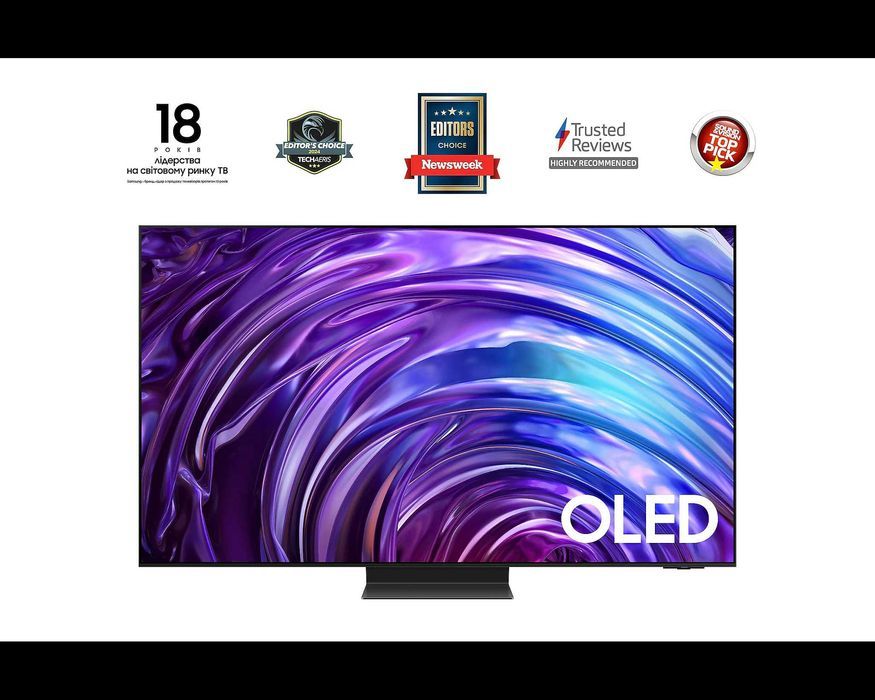 OLED телевізор Samsung QE65S90D, 4к, ОС Tizen, Картинка 144 Гц