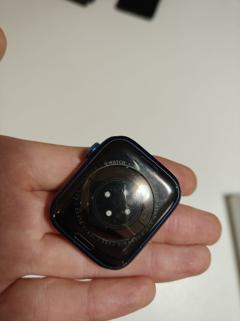Apple watch Series 6 Blue Aluminium Case Deep Navy Sport Band