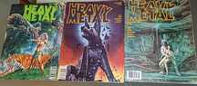 3 revistas antigas heavy metal 1979 e 80