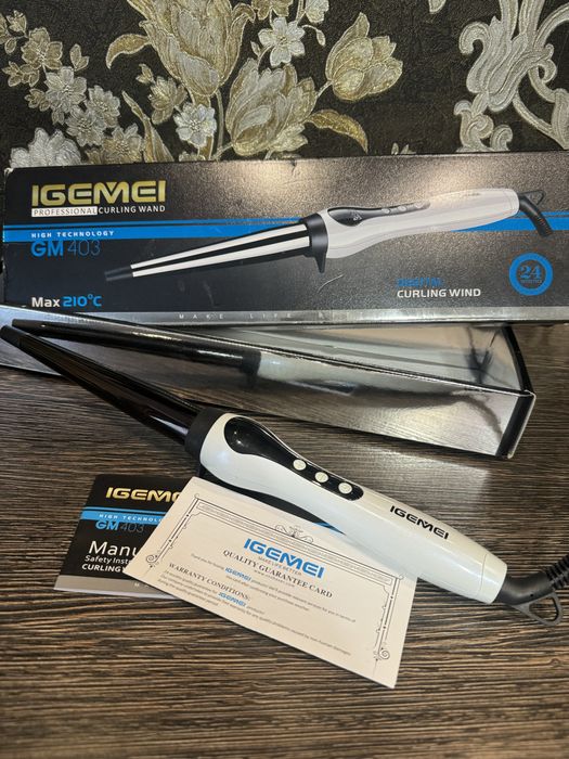 Конусна плойка для волосся Gemei/Geemy Gm 403