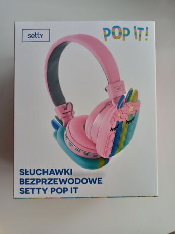 Nowe słuchawki bezprzewodowe Setty Pop It