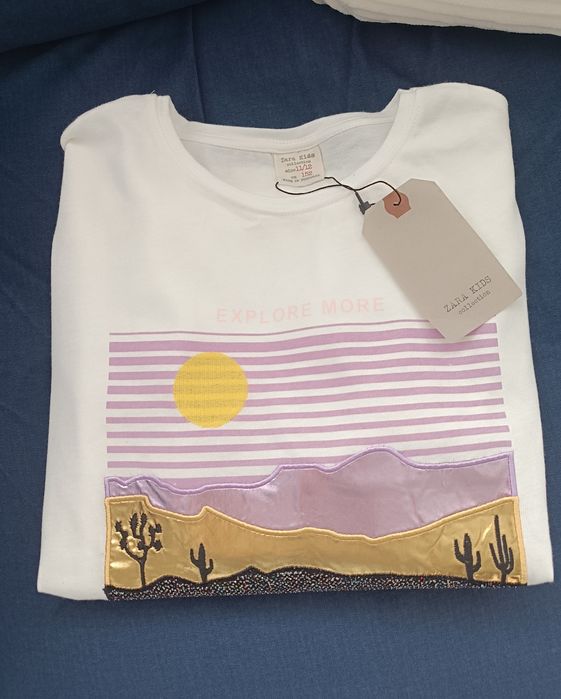 Bluzka Zara z długim rękawem