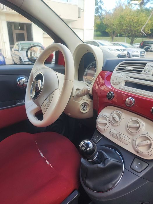 Fiat 500 ar condicionado teto panorâmico de abrir