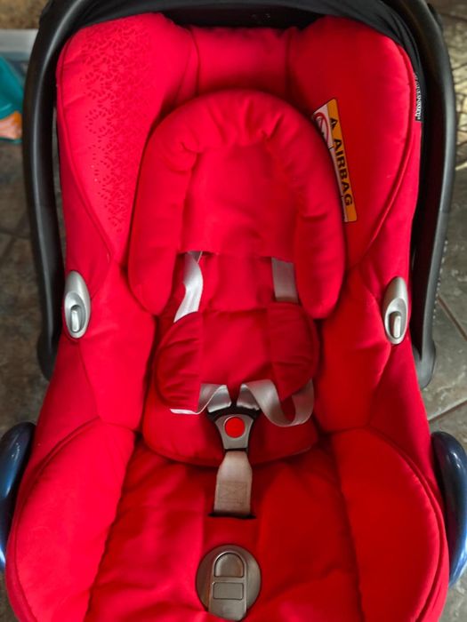 Fotelik Maxi-Cosi Cabriofix czerwony stan bardzo dobry!