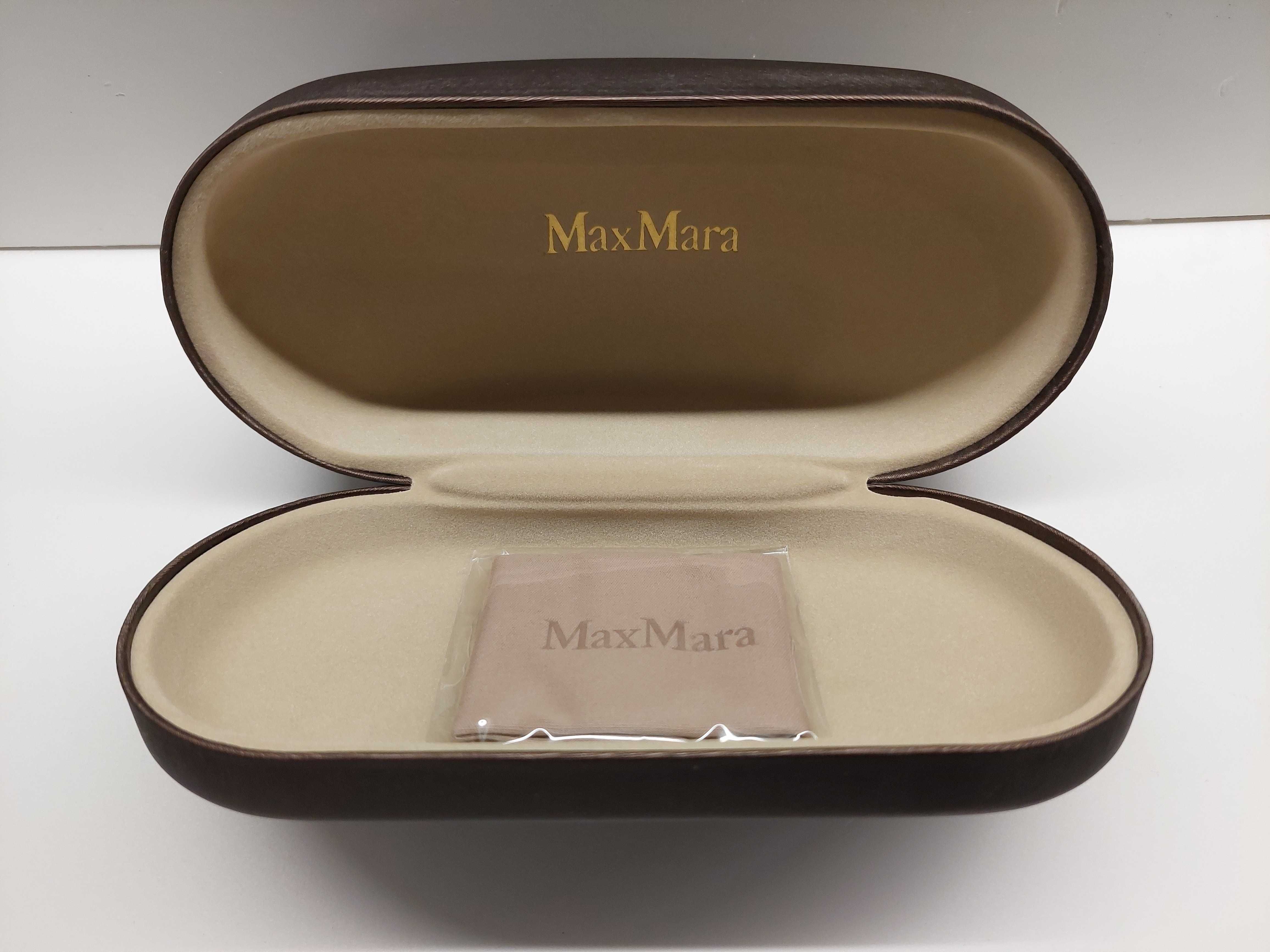 Max Mara - Oryginalne Twarde etui na okulary