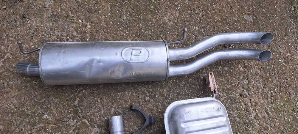 zestaw tłumików Polmostrów – Audi 80 / 90 / Cabriolet V6 (2.6 / 2.8)