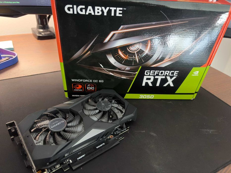 Placa de vídeo Gigabyte GeForce RTX 3050 OC 6G NVIDIA 6 GB GDDR6