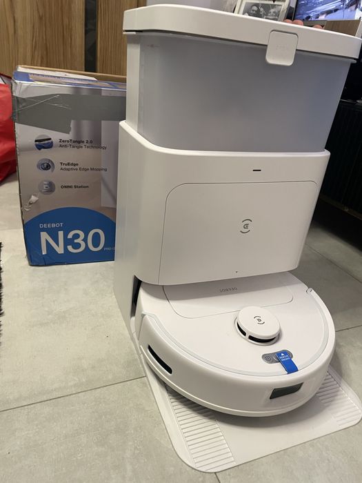Robot sprzątający Ecovacs N30 Pro Omni z mopowaniem BIAŁY