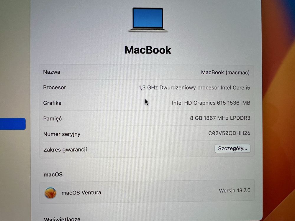 MacBook 12 512 GB Idealny Stan