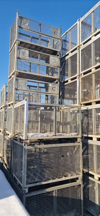 Palety metalowe kosze pojemniki rusztowanie szalunki stemple podpory