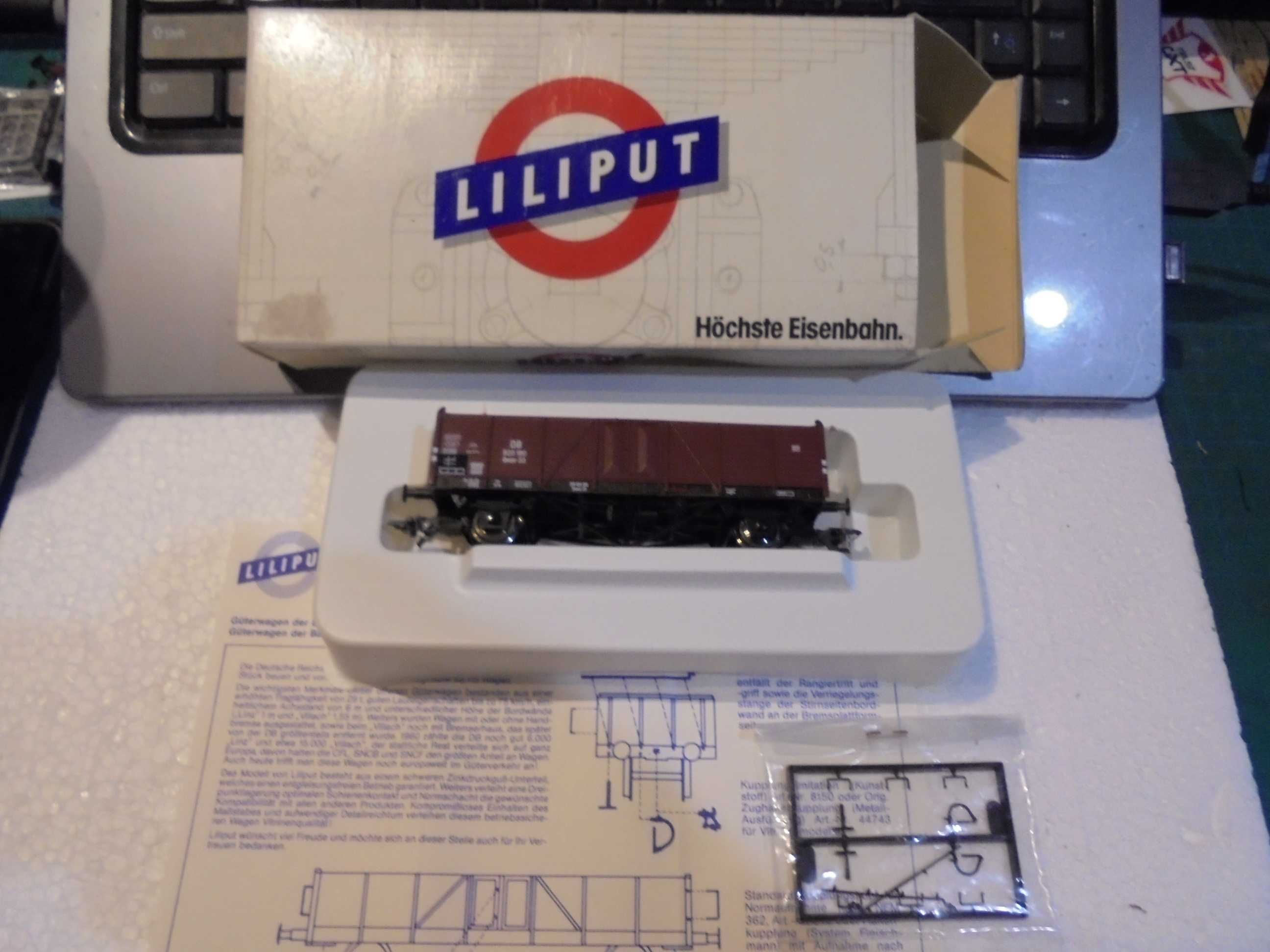 Liliput 5szt.,węglarki H0 1:87 Austria,hydrauliczne bufory,-Roco,Piko.