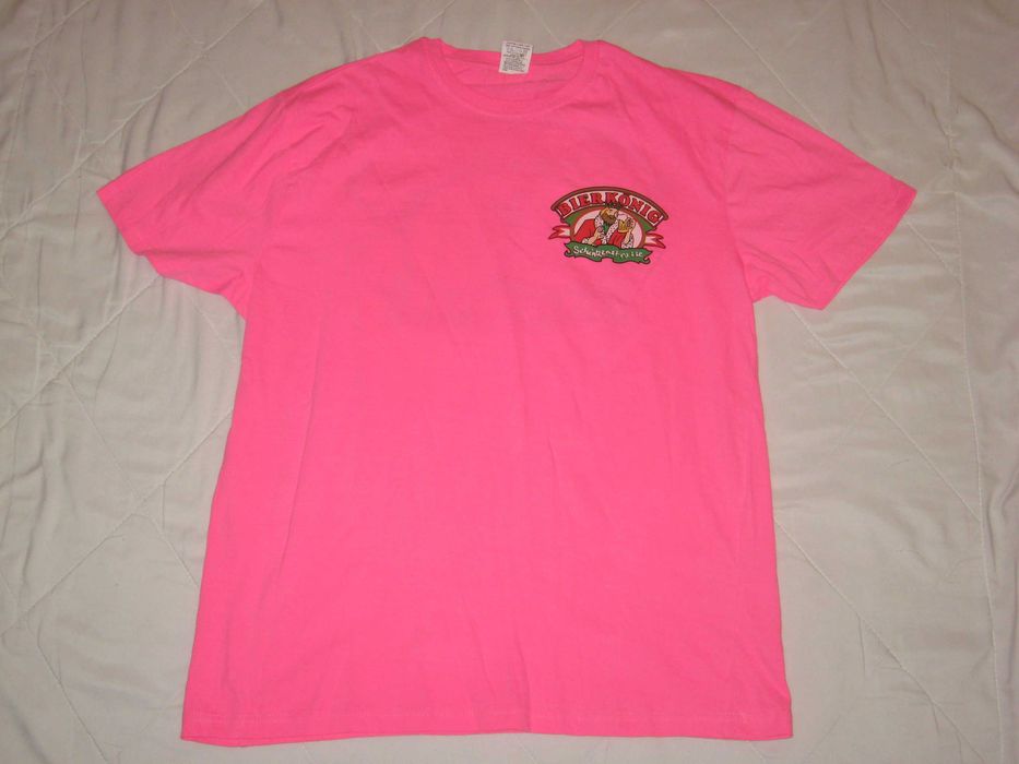 t-shirt koszulka różowa neon fluor pink Bierkonig piwo Niemcy król