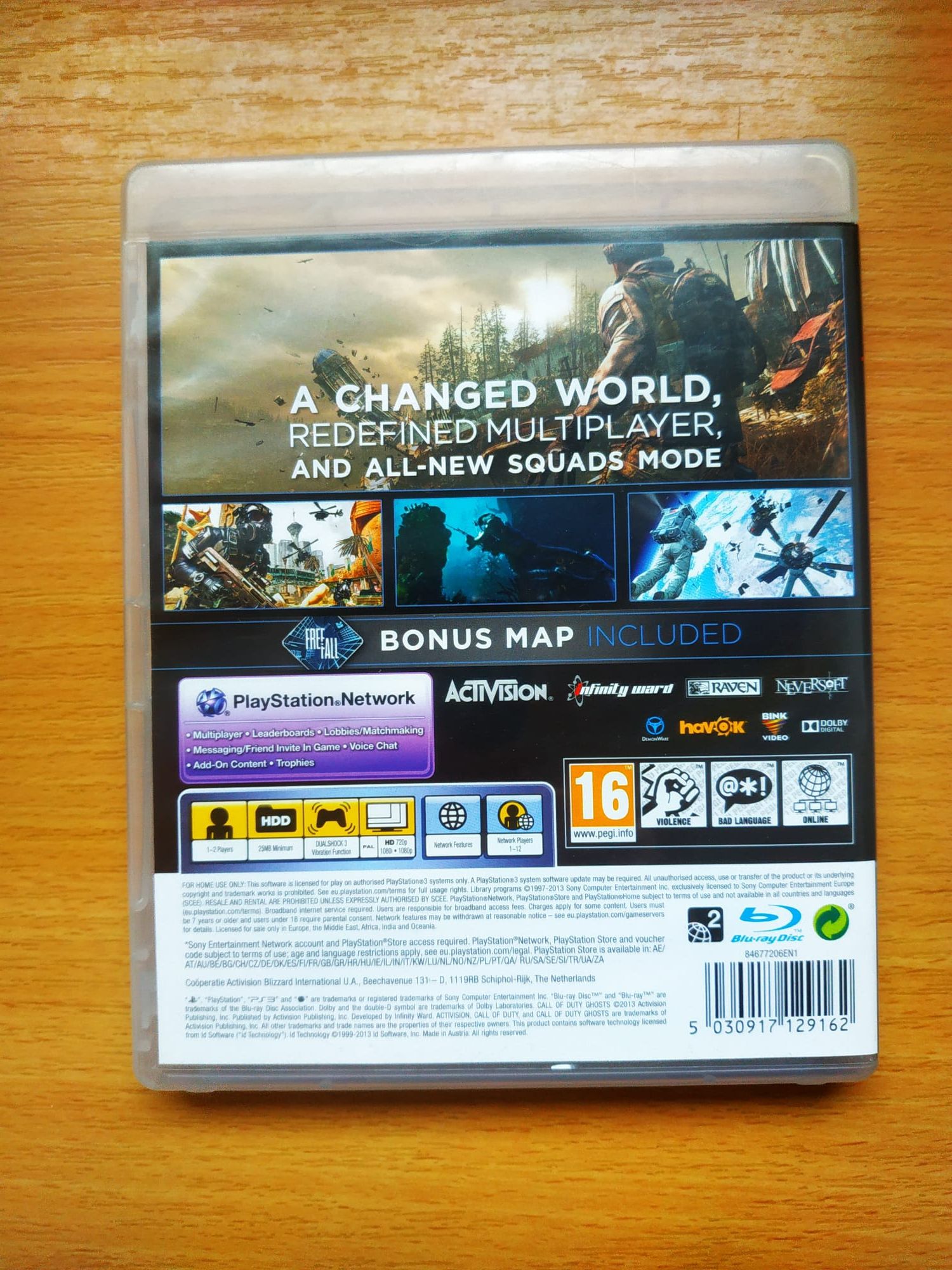 Call of Duty Ghost ps3, stan bdb, możliwa wysyłka olx..