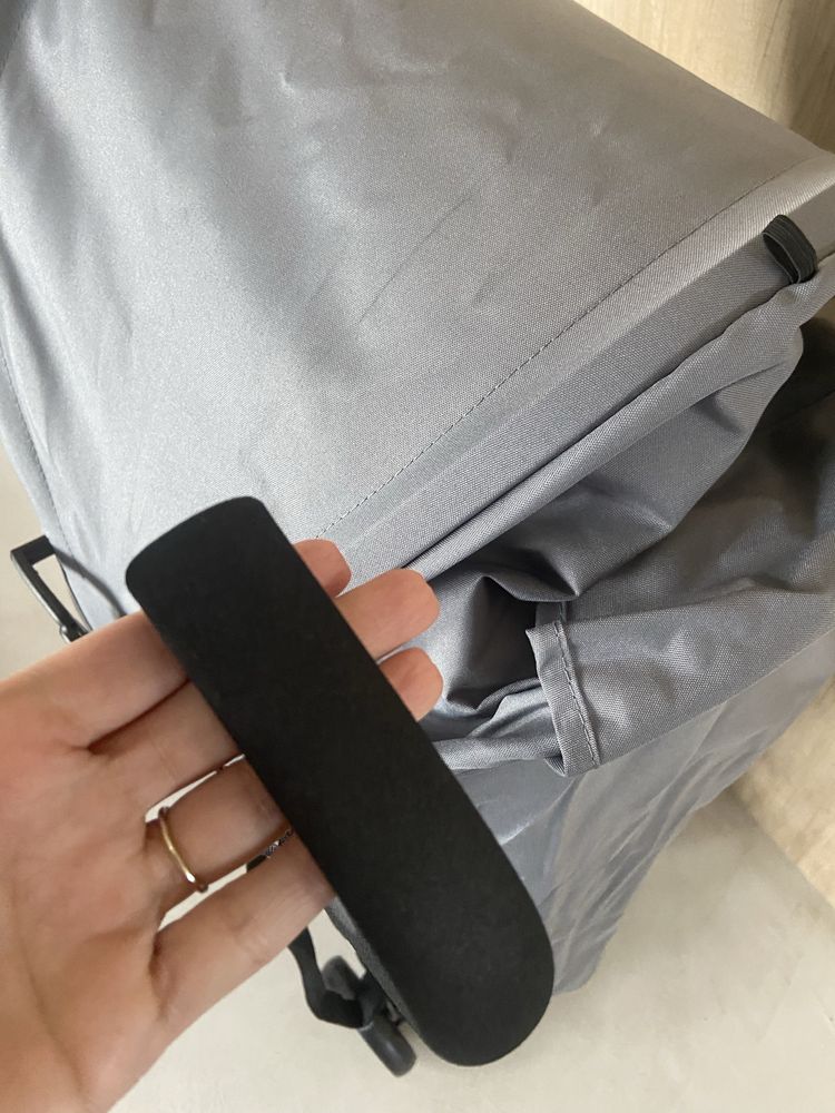 Tik wózek lekki spacerowy  szary spacerowka