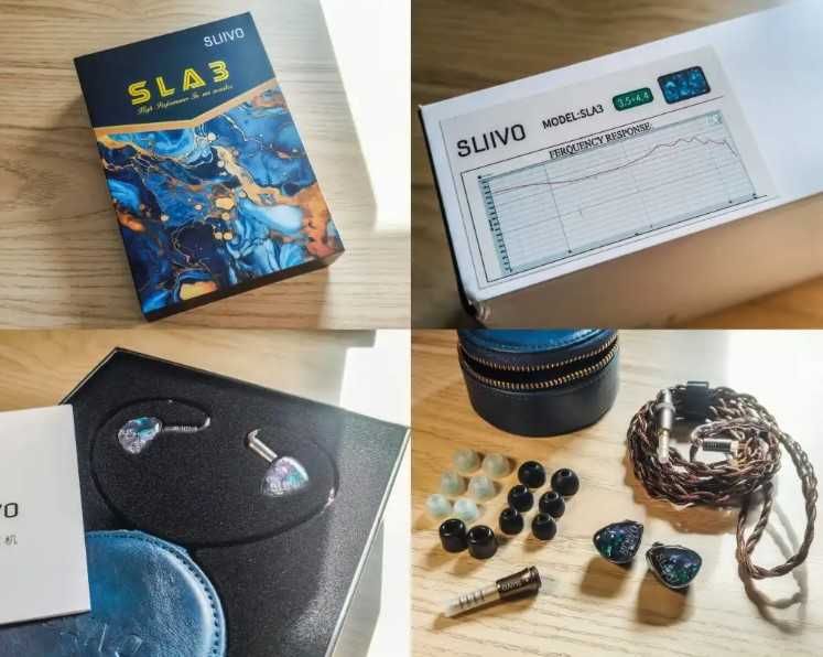 ⇒ Myer Audio SLIIVO SLA3 - гибридные IEM's наушники (1DD + 3BA )