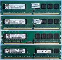 Память DDR2  Kingston 1Gb*4 шт