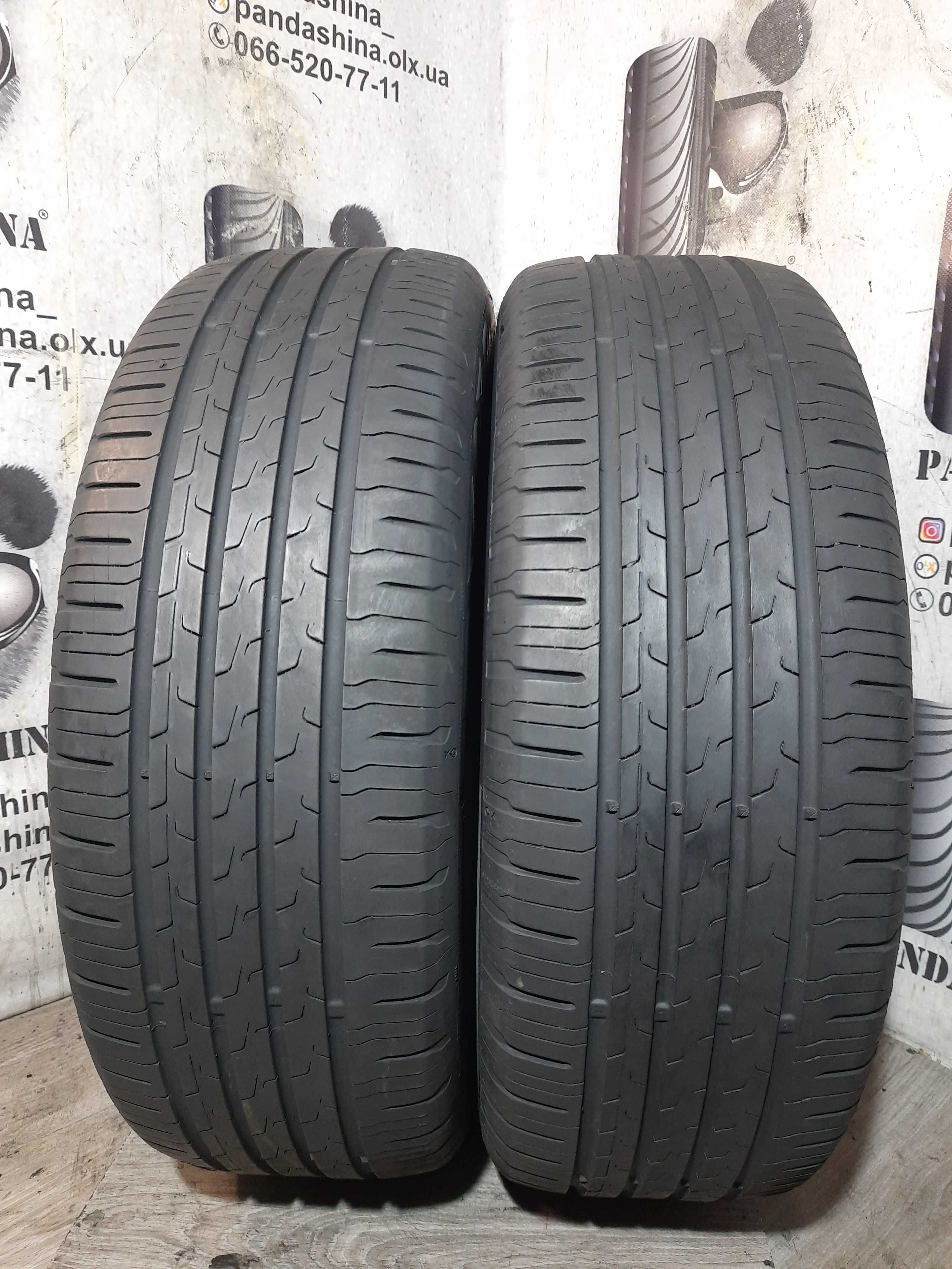 Шини 5,5мм 205/60 R16 CONTINENTAL EcoContact 6 б/у літо склад